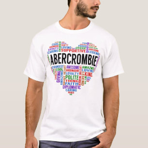 ABERCROMBIE Legend Heart T Shirt