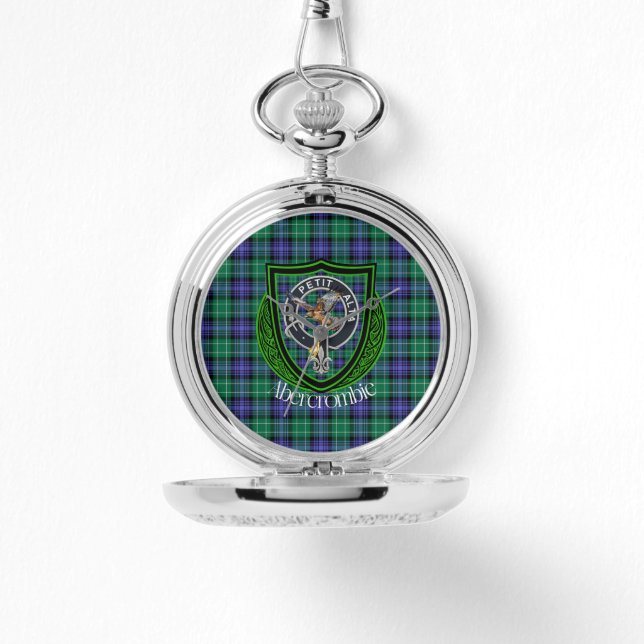 Abercrombie Scottish Klan Tartan & Vapensköld Armbandsur (Framsida)