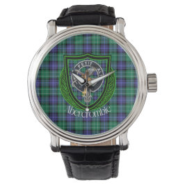 Abercrombie Scottish Klan Tartan & Vapensköld Armbandsur
