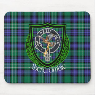 Abercrombie Scottish Klan Tartan & Vapensköld Musmatta