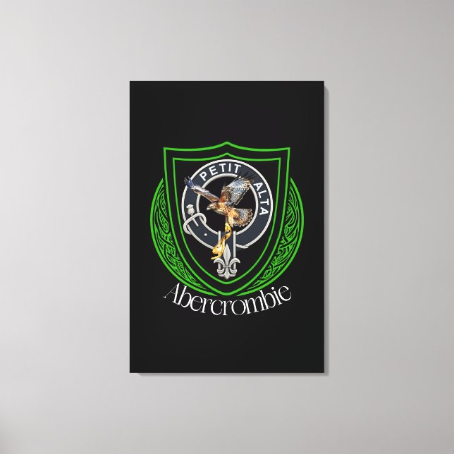 Abercrombie skotska klanvapen canvastryck (Framsida)
