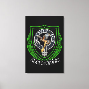 Abercrombie skotska klanvapen canvastryck