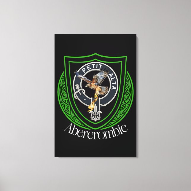 Abercrombie skotska klanvapen canvastryck (Framsida)