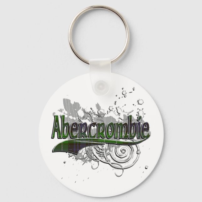 Abercrombie Tartan Grunge Nyckelring (Framsida)