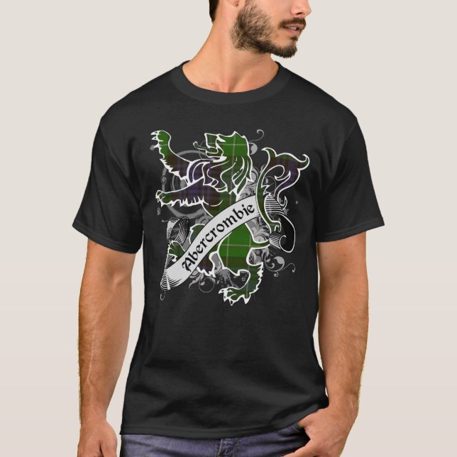 Abercrombie Tartan Lejon T Shirt (Framsida)