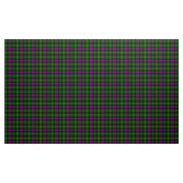 Abercrombie Tartan Lila och Grönt Play Fabric Tyg (Yard)