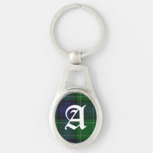 Abercrombie Tartan Play Monogram Nyckelring