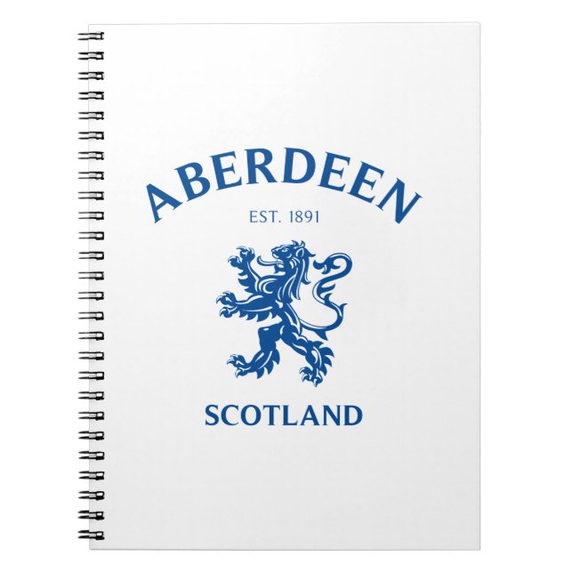ABERDEEN ANTECKNINGSBOK (Framsidan)