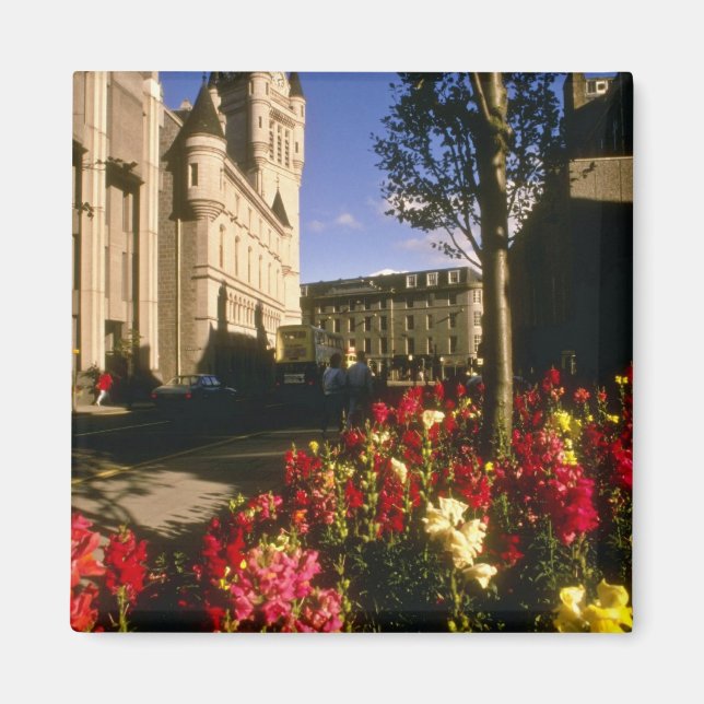 Aberdeen-blommor Magnet (Framsidan)