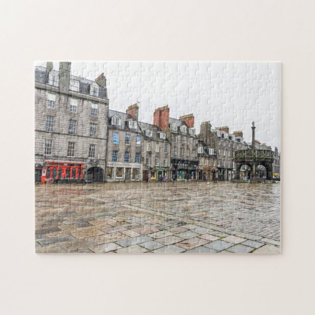 Aberdeen Castlegate puzzle Pussel (Horisontell)