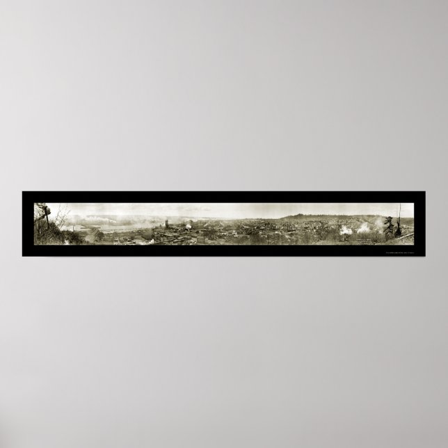 Aberdeen Grays Harbour Photo 1912 Poster (Framsidan)