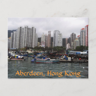 Aberdeen, Hongkong Vykort