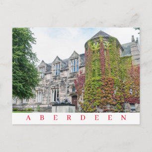 Aberdeen i höstvykort vykort