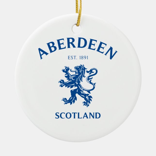 ABERDEEN JULGRANSPRYDNAD KERAMIK (Framsidan)