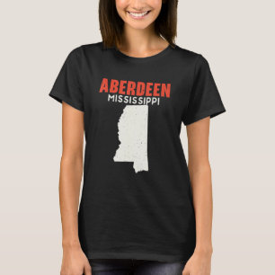 Aberdeen Mississippi USA USA:s delstat Amerika Res T Shirt