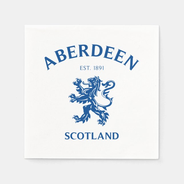 ABERDEEN PAPPERSSERVETT (Framsidan)