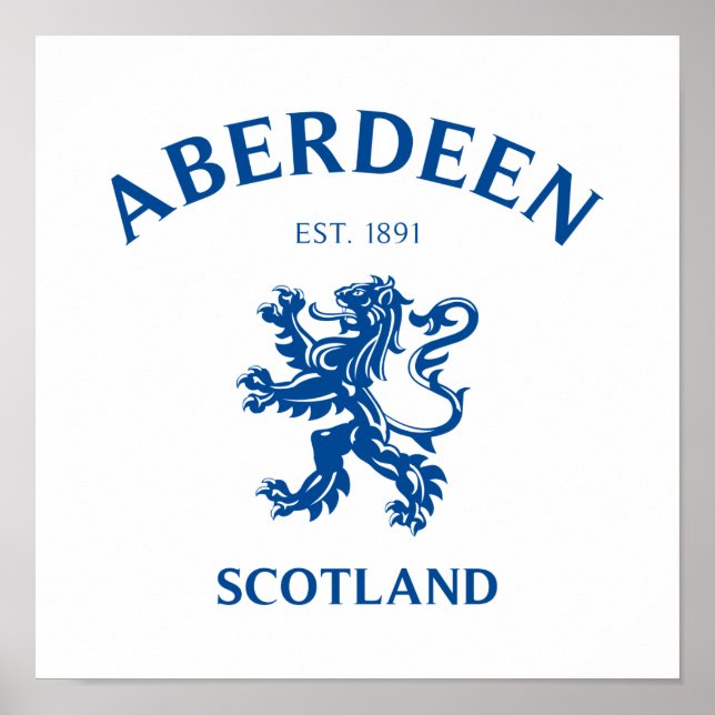ABERDEEN POSTER (Framsidan)