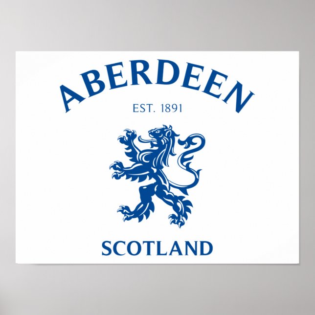 ABERDEEN POSTER (Framsidan)
