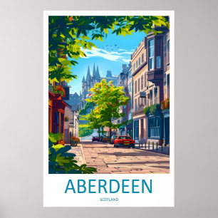 Aberdeen Reseskid Nationalt Affisch Park Vintage
