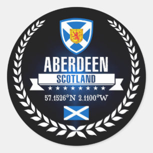 Aberdeen Runt Klistermärke