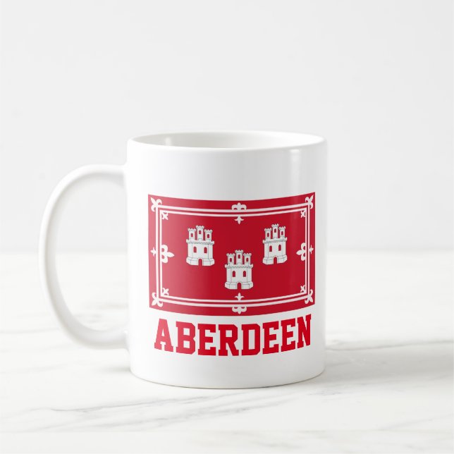 Aberdeen, SCOTLAND Kaffemugg (Vänster)