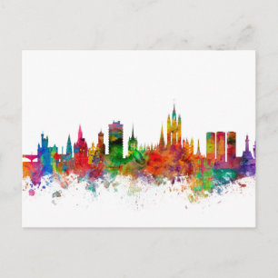Aberdeen Scotland Skyline Vykort