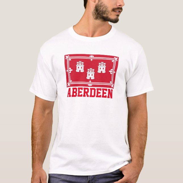 Aberdeen, SCOTLAND T Shirt (Framsida)