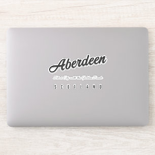 Aberdeen "Silver City with the Golden Sands" Klistermärken
