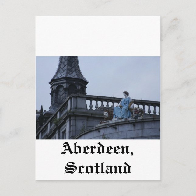 Aberdeen, Skottland Vykort (Framsida)