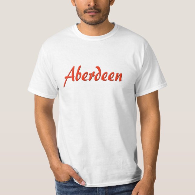 Aberdeen T skjorta T-shirt (Framsida)