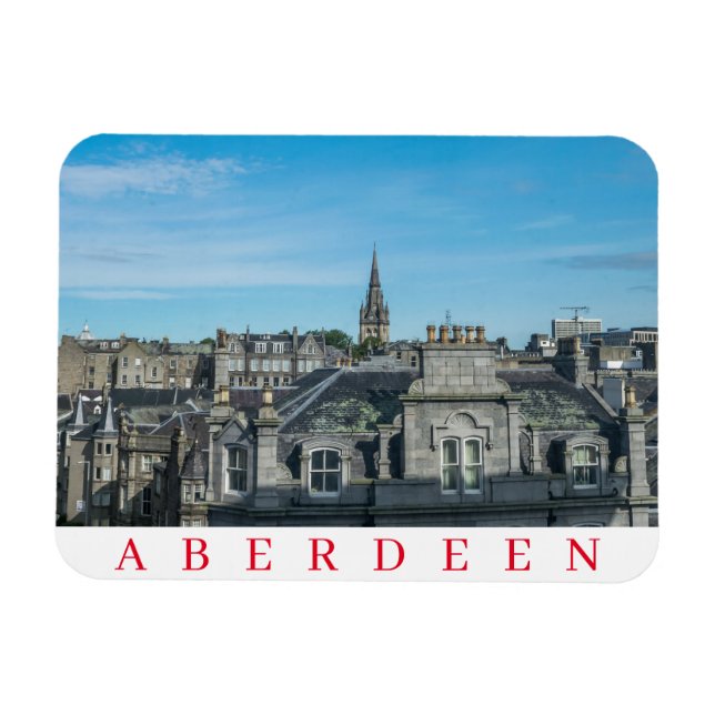 Aberdeen-takränder visa kylmagnet magnet (Horisontell)
