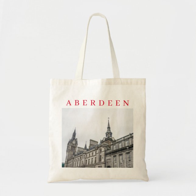 Aberdeen Tolbooth Museum-vy till påsen Tygkasse (Framsidan)