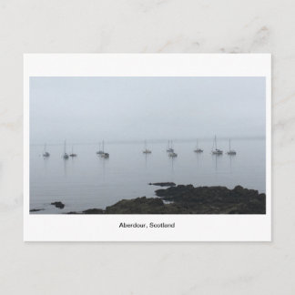 Aberdour - Boats in Mist Vykort