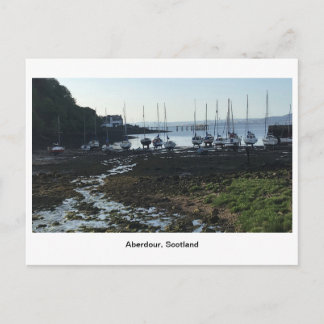 Aberdour Harbor i Dawn Vykort