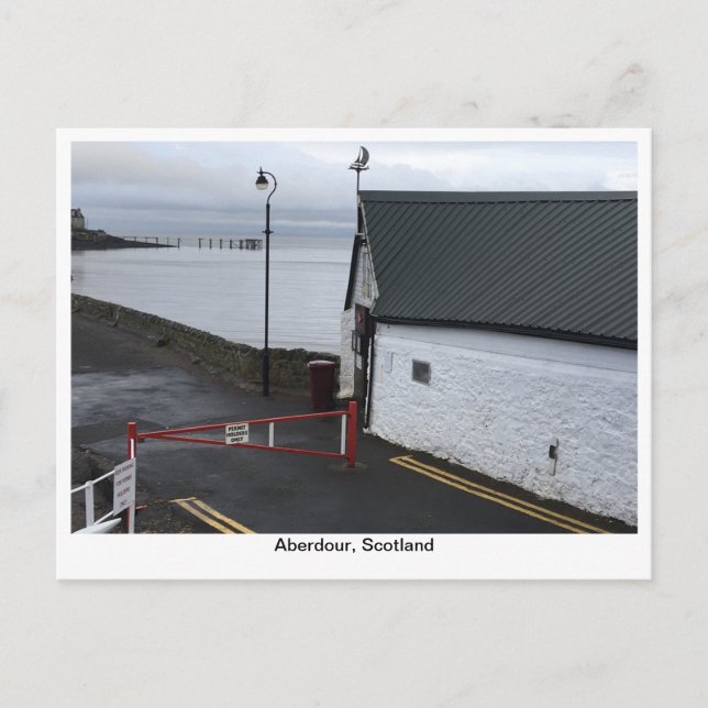 Aberdour Harbour Byggnad Vykort (Framsida)