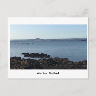 Aberdour, Skottland - Vatten och Sten Vykort