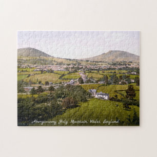Abergavenny Heliga Mountain, Wales England. Pussel
