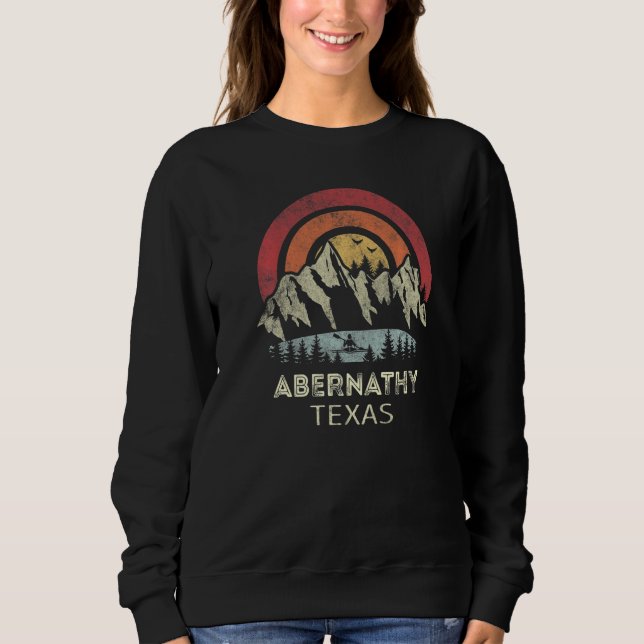 Abernathy Texas Mountain Sunset Sunrise Kayaking   T Shirt (Framsida)