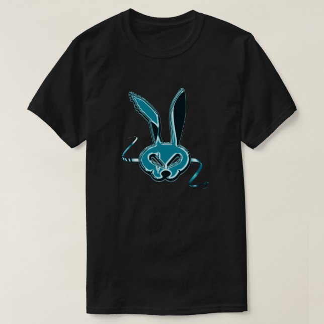 Aberrant Hare T-Shirt - Turkos (Design framsida)