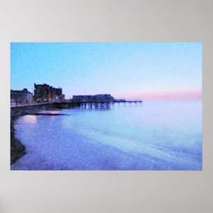 Aberystwyth aftonaffisch poster