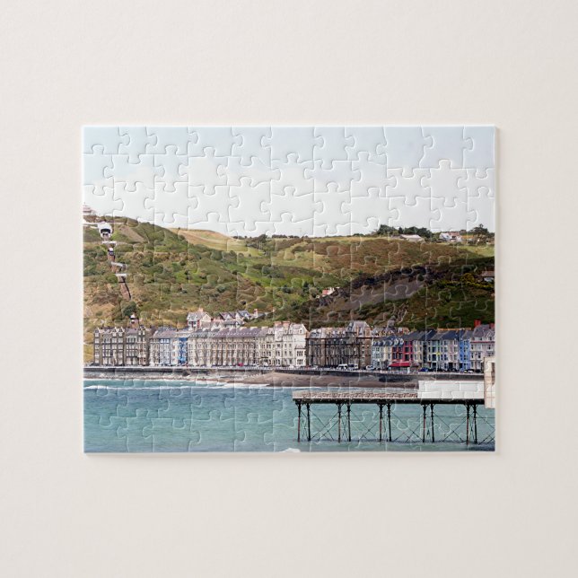Aberystwyth harbor, Wales Pussel (Horisontell)
