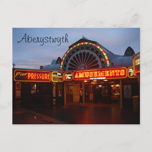 Aberystwyth pir vykort (Framsida)