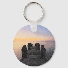 Aberystwyth Sea Front Nyckelring