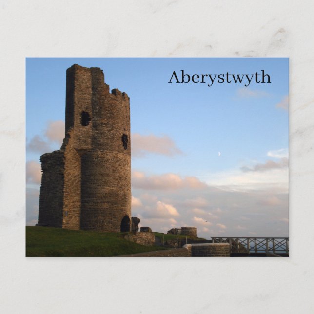Aberystwyth slott vykort (Framsida)