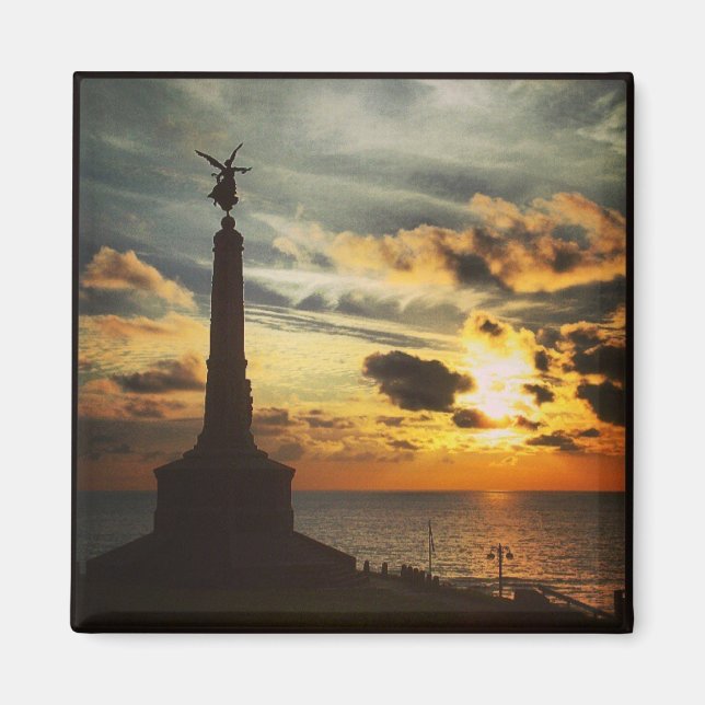 Aberystwyth Sunset Magnet (Framsidan)