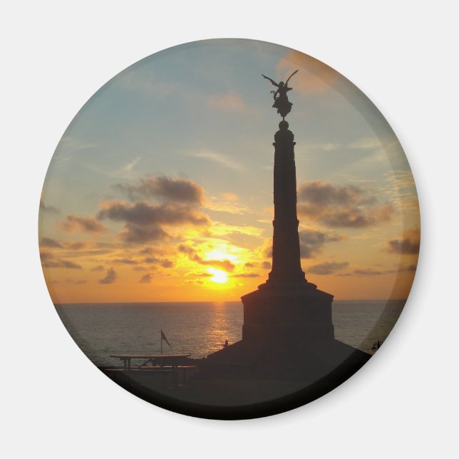 Aberystwyth Sunset Magnet (Framsidan)