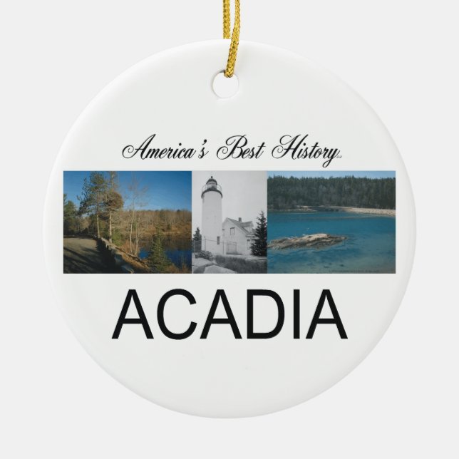 ABH-Acadia Julgransprydnad Keramik (Framsidan)