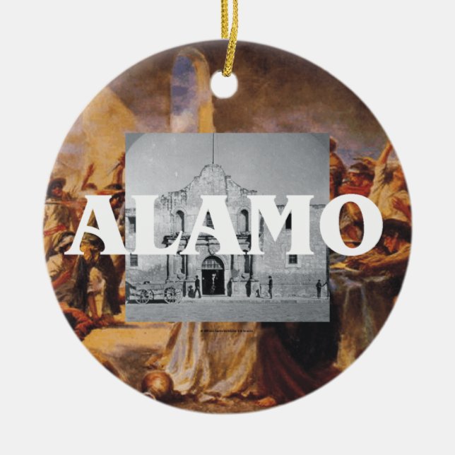 ABH Alamo Julgransprydnad Keramik (Framsidan)