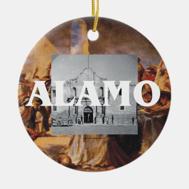 ABH Alamo Julgransprydnad Keramik (Framsidan)