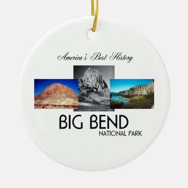 ABH Big Bend Julgransprydnad Keramik (Framsidan)